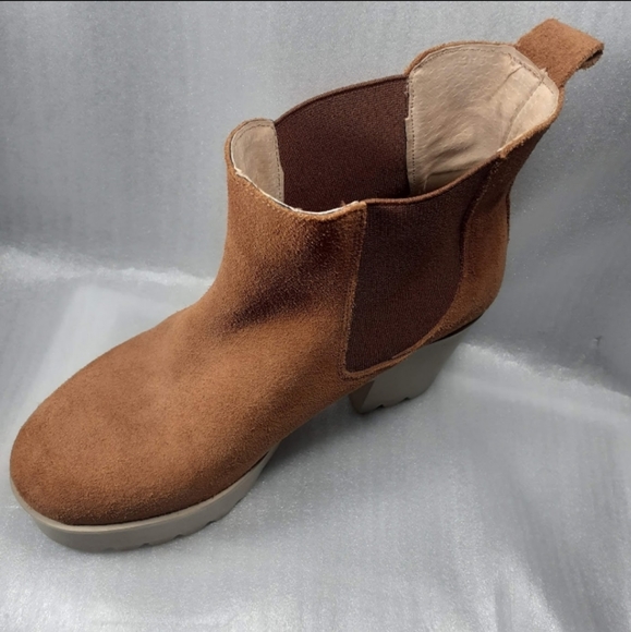 Platform Chelsea boot, Leather Upper, Leather Lining, Chunky Sole, Ankle boot 36 - Picture 3 of 6